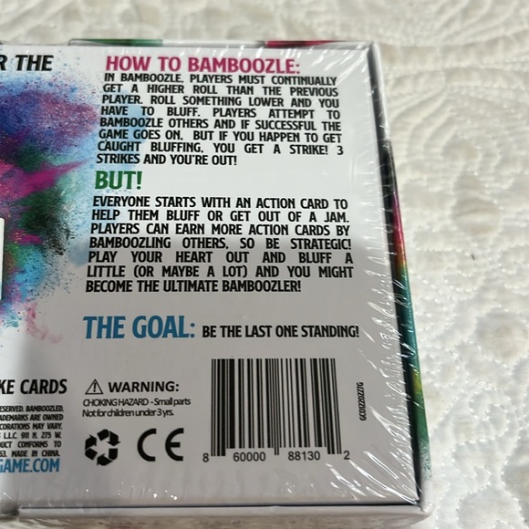 Bamboozled the bluffing dice game,‎ new and sealed - Picture 4 of 5